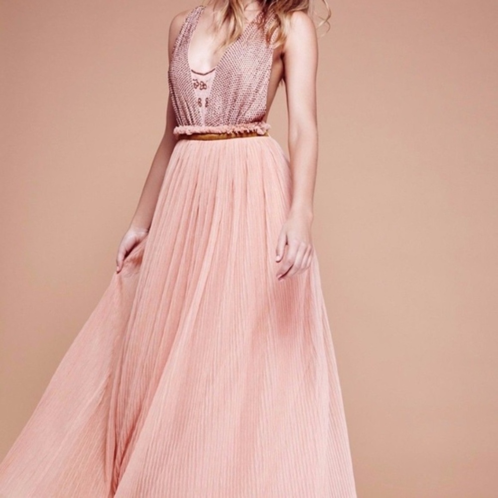 Free People Cleo Embellished Maxi Dress